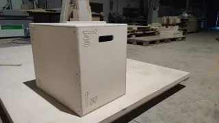 Cajón de CrossFit de madera
