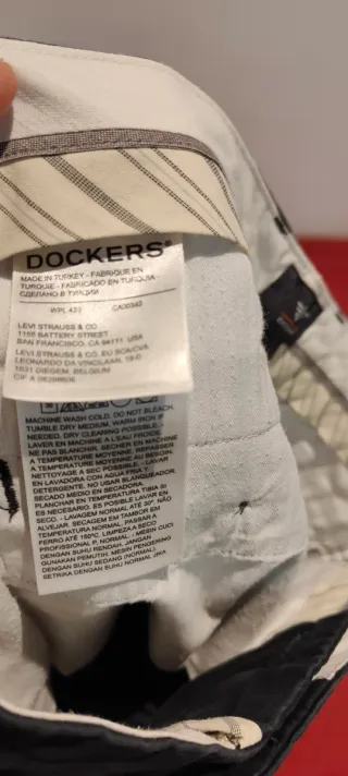 Pantalón Dockers Negro Talla W32