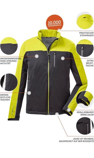 Killtec Kos 30 Chaqueta Softshell Talla L Nuevo