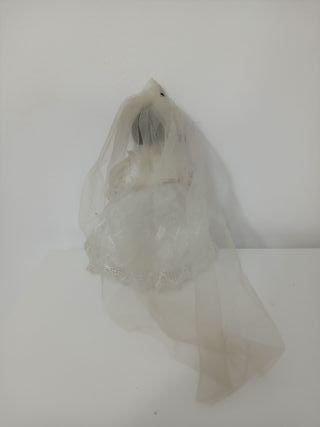 Bambola Sposa Ceramica Porcellana Vintage