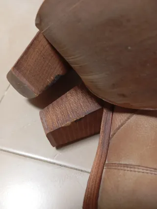 Botas de media caña beige