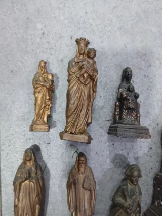 Lote Figuras Religiosas S.XIX Calamina