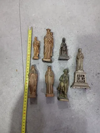 Lote Figuras Religiosas S.XIX Calamina