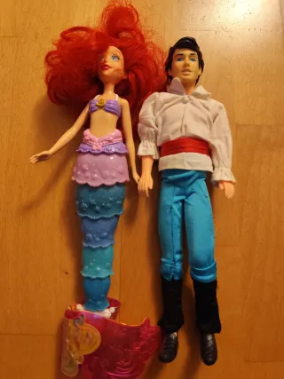 Muñecas Disney Ariel y Príncipe Eric