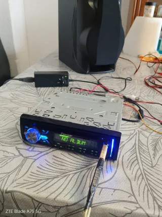 Radio Pioneer Negro/Verde