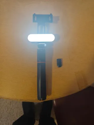 Palo selfie con luz LED