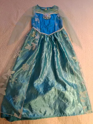 Disfraz Elsa Frozen Niña.mas o menos 7años