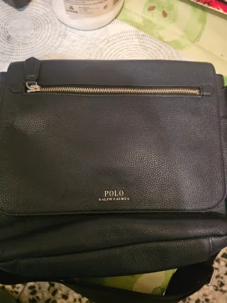 Bolso Polo Ralph Lauren Negro Piel