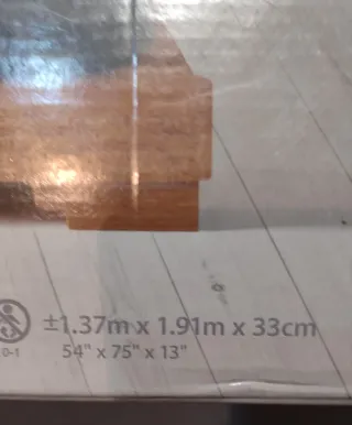 Colchón inflable Intex 191x137x33 nuevo