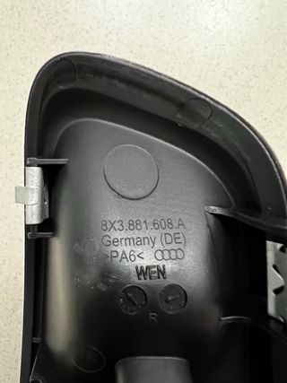 Tampa puxador bancos Audi A1 8X3881608A