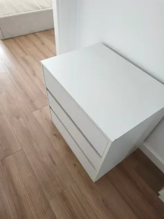 Cajonera mesita blanca 3 cajones