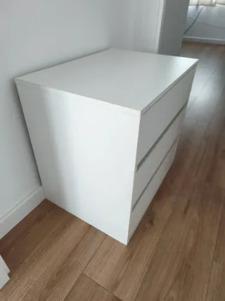 Cajonera mesita blanca 3 cajones