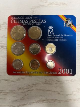 Colección Últimas Pesetas 2001