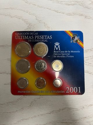 Colección Últimas Pesetas 2001