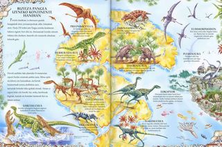 Atlas de dinosaurios (euskera, 8-10 años) NUEVO