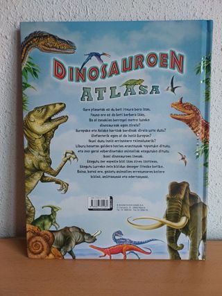 Atlas de dinosaurios (euskera, 8-10 años) NUEVO