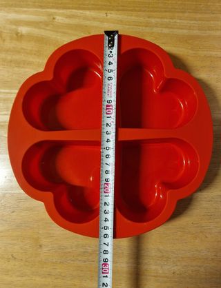 Molde Corazón Rojo Lekue 4 Porciones