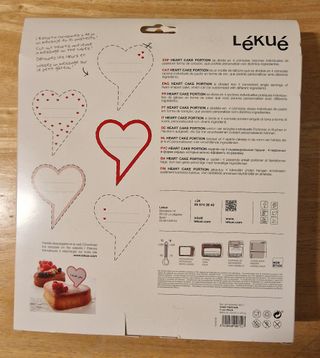 Molde Corazón Rojo Lekue 4 Porciones