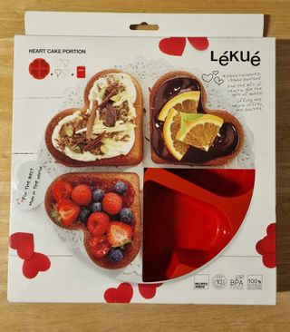 Molde Corazón Rojo Lekue 4 Porciones