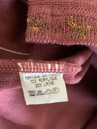 Cardigan Made in France tg L 30% lana