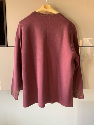 Cardigan Made in France tg L 30% lana