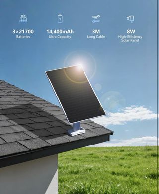 Ctronics Cámara Vigilancia 4G Solar Exterior NUEVO