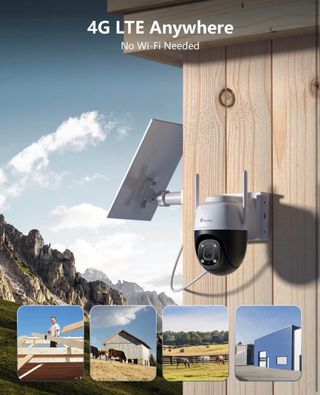 Ctronics Cámara Vigilancia 4G Solar Exterior NUEVO