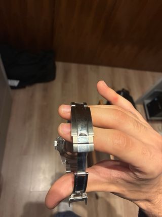 Seiko Mod GMT Negro/Plateado