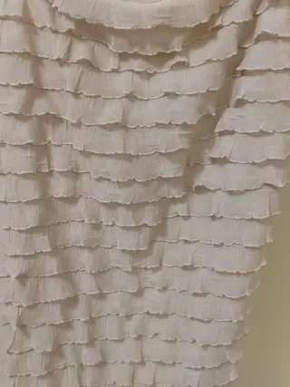 Top volantes Promod rosa palo Talla L