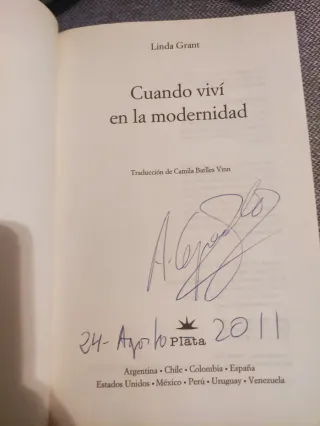 Cuando viví en la modernidad