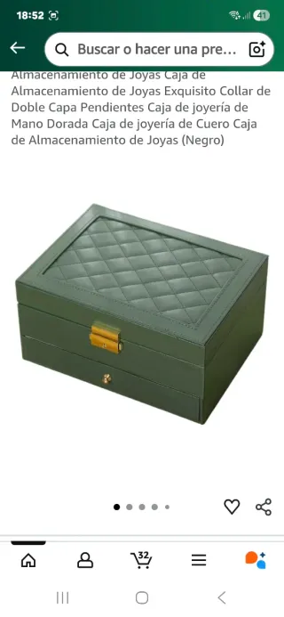 Caja gris con tapa