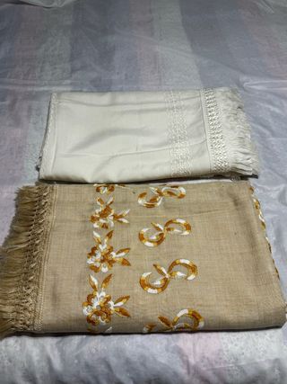 Lote 2 colchas El Corte Inglés bordadas