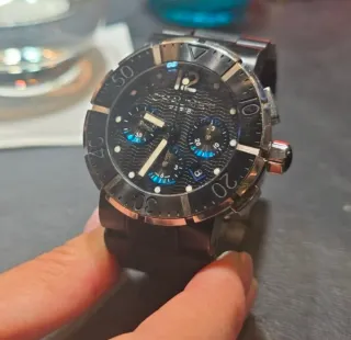 Reloj Chaumet Negro y Plateado