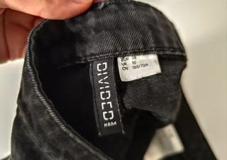 Falda vaquera negra Hym