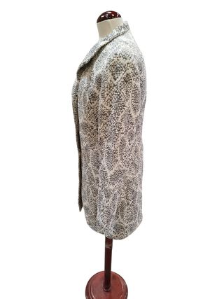 Abrigo Desigual Beige y Gris