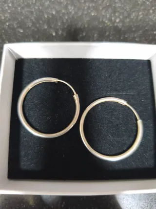 Pendientes Aro Plata