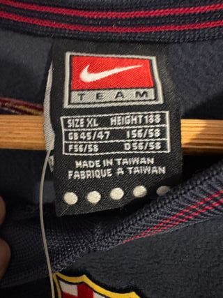 Sudadera FC Barcelona 99/00 con etiquetas ORIGINAL