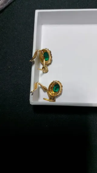 Pendientes de Plata Baño Oro