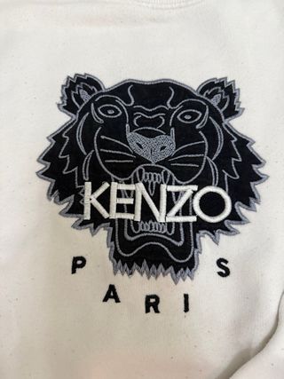 Sudadera Kenzo Blanca Tigre Paris
