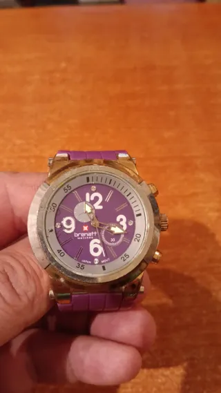 Reloj Brenatt Dorado y Morado