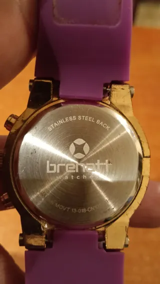 Reloj Brenatt Dorado y Morado