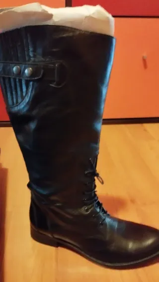 Botas de piel Unit Talla 39