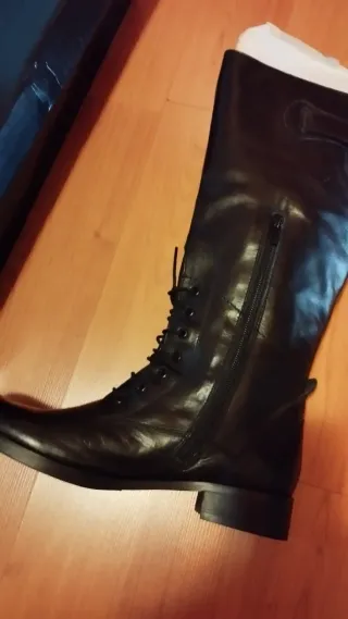 Botas de piel Unit Talla 39