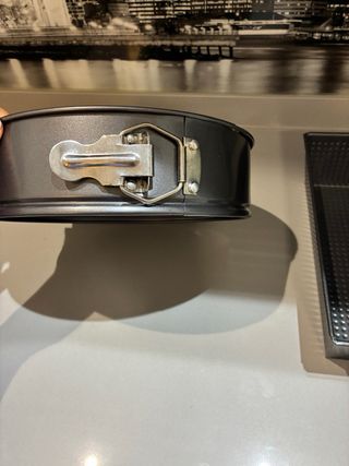 2 moldes para bizcocho metálicos