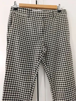 Pantalony Blanco y Negro - Zara