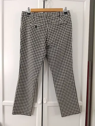 Pantalony Blanco y Negro - Zara
