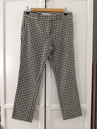 Pantalony Blanco y Negro - Zara