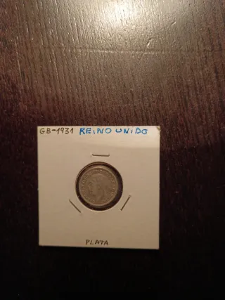 Monedas Plata Reino Unido