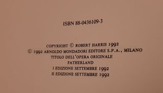 Fatherland di Robert Harris