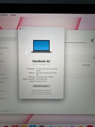 MacBook Air 13 Plata/Gris Espacial